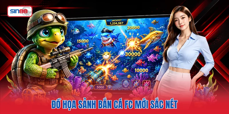 Đồ họa sảnh bắn cá FC mới sắc nét
